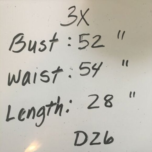 EYESHADOW Women's 3X Black White Print Pullover Tank Top Criss Cross Back - Picture 9 of 9